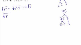 08 Combining Radical Expressions