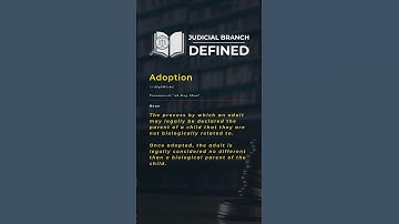 Judicial Branch Defined - Adoption