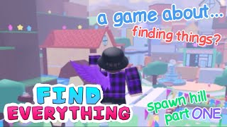 a game where you have to find everything… | Find Everything #1 - Spawn Hill pt. 1 screenshot 5