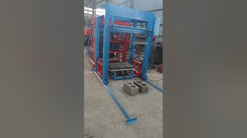 QT4-25 automatic concrete block machine | complete production line of  building with bricks
