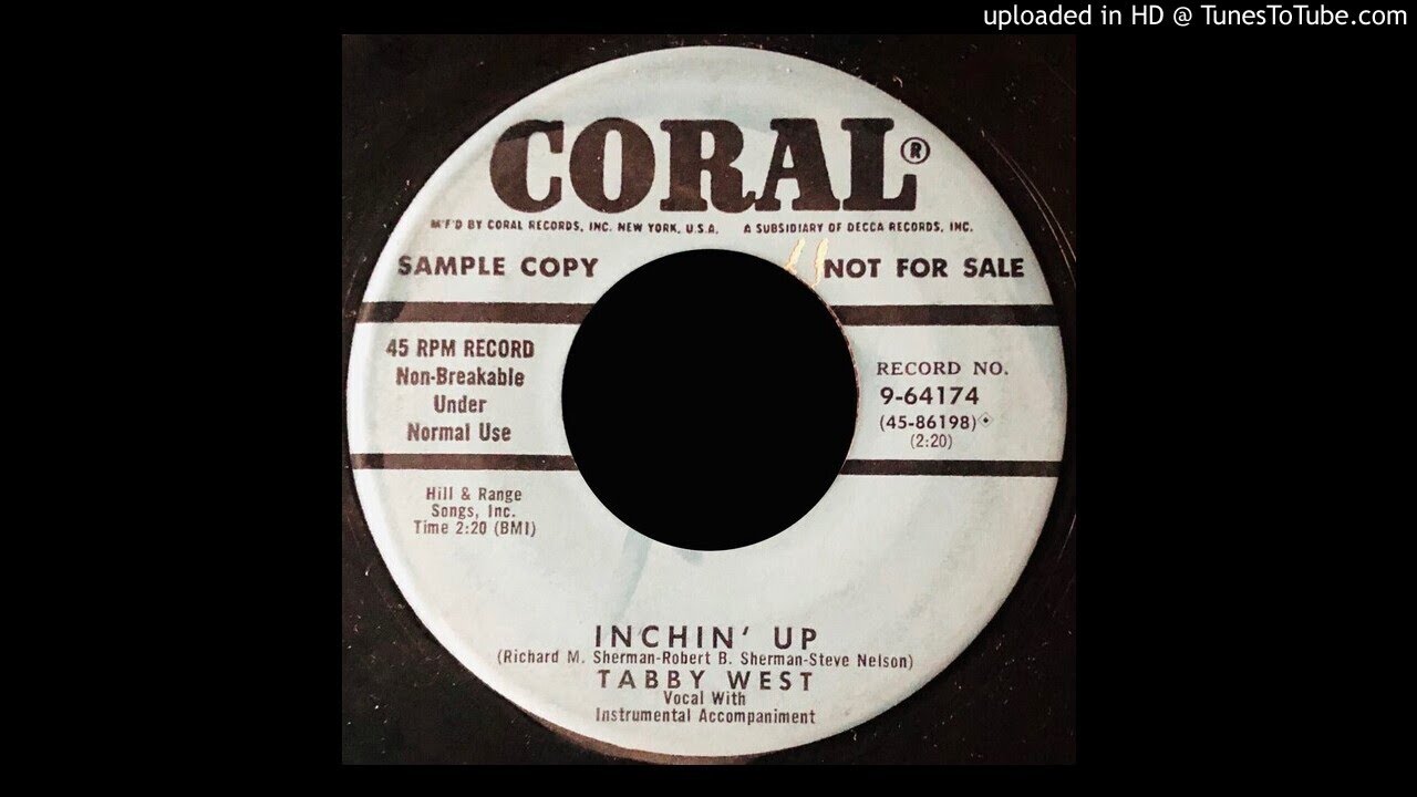 Tabby West - Inchin' Up - Coral 45
