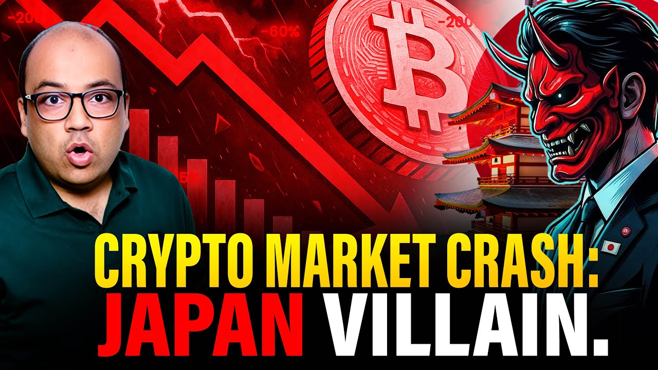 CRYPTO MARKET CRASH: JAPAN IS THE REASON.