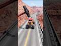 Monster truck VS giant Hummer challenge in BeamNG Drive #shorts