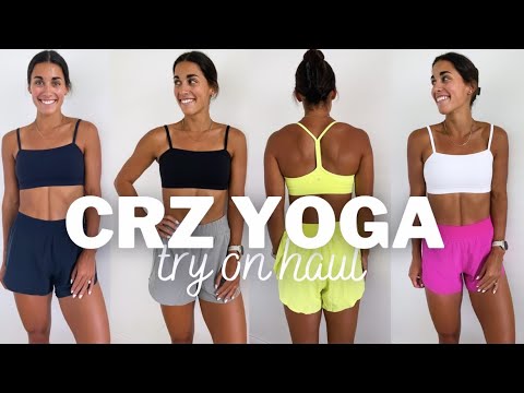 CRZ YOGA TRY ON HAUL  TRYING THE VIRAL  ACTIVEWEAR BRAND 