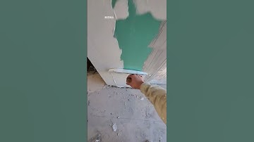 Painter Applying putty | Puttying for renovation #putty 250101