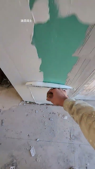 Painter Applying putty | Puttying for renovation #putty 250101