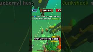when GAG is being invaded #growagarden #roblox #growagardenroblox