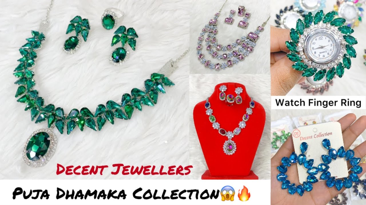 Glass Stone Manufacturer | Glass Stone Jewellery Best Collection | Decent Jewellers | Korean