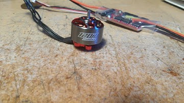 1S Brushless Motor Thrust Test - RCINPOWER 1207 7500KV Outrunner