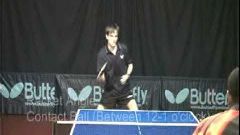 High Level Training With Stefan Feth #1 - Forehand Loop (Topspin)