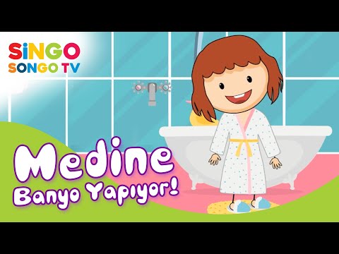 MEDİNE Banyo Yapıyor 🛁 – SingoSongo TV I İsme Özel Çocuk Şarkıları 🎶