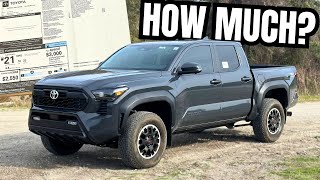 How Much Was My 2024 Toyota Tacoma TRD OffRoad Premium? + Review