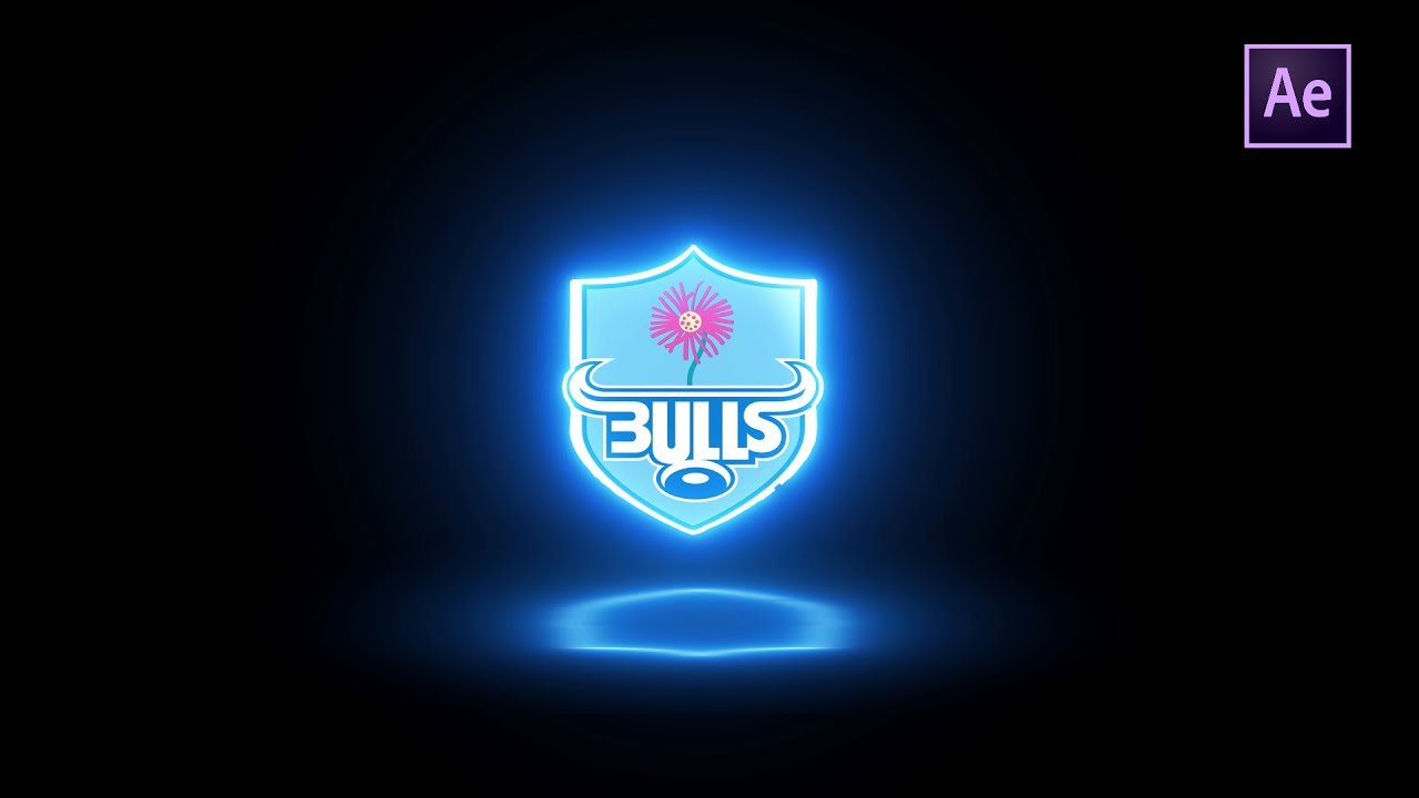 How to create a SABER GLOW EFFECT logo animation in After Effects - YouTube