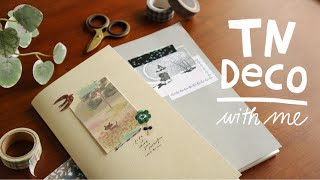 Decorating Traveler's Notebook Insert Covers | Collage With Me