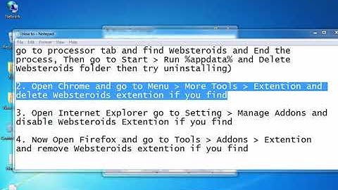 306 How to Remove Websteroids Ads Easily from Google Chrome, IE, & Firefox3