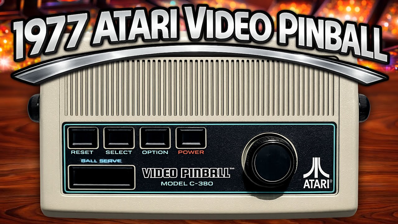 SMILE.THです。レトロ☆ATARI　ビテオピンボール　☆ 1977 VIDEO PINBALL | Atari Pinball From FIVE DECADES Ago! - YouTube