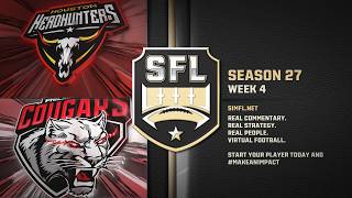SFL Season 27, Week 4 - Houston @ Philadelphia