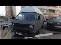 Обзор VW T3 салон кемпера и двигатель