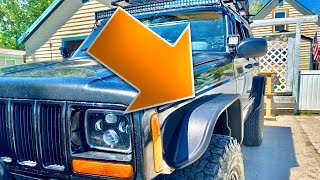 How To Install Bushwacker Flat Fenders On Jeep XJ