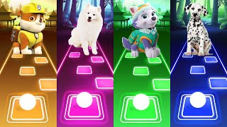 Paw Patrol VS Real Life Rubble - Dog - Everest - Dog | Tiles Hop EDM Rush