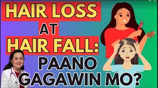 Hair Loss at Hair Fall: Paano Gagawin Mo.  By Doc Liza RamosoOng