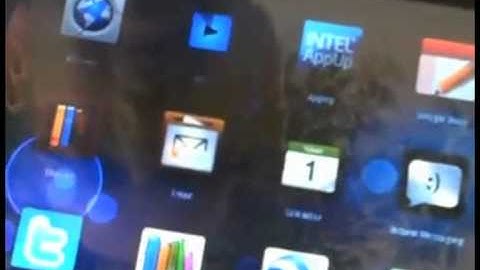 MeeGo Moorestown - powered touch tablet at COMPUTEX 2010