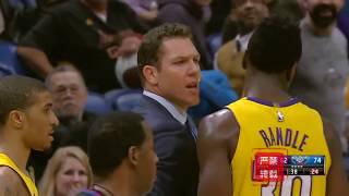 Kuzma technical fouls, Luke Walton ANGRY And He Gets Ejected From The Game To Join Isaiah Thomas!!!