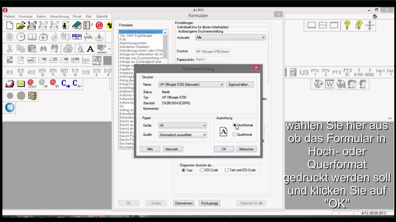 Albis Processing Guide Albis Formular Einstellung - YouTube