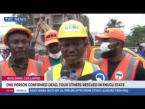 Building Collapse: One Person Confirmed Dead, Four Others Rescued In Enugu State