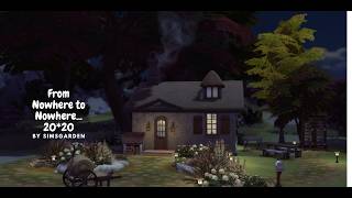 From Nowhere to Nowhere... 🌿 Tiny No-CC Cottage in The Sims 4 |З нізвідки в нікуди...