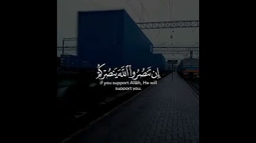إن تنصروا الله ينصركم ويثبت أقدامكم القارئ ماهر المعقيلي