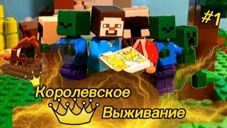 |Королевское Выживание 1 Сезон 1 Серия #1 #lego #legominecraft #minecraft #legomeme #сериал #лего