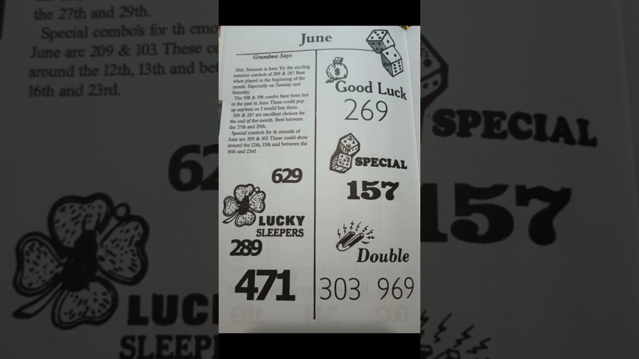 Lottery Sheets From The Streets 6 3 25