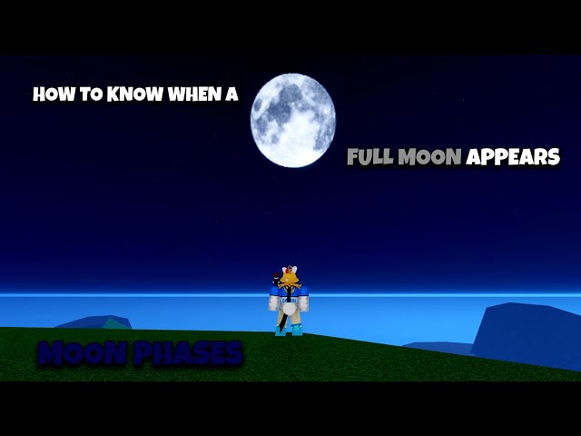 Blox Fruits How to Know the Full Moon #bloxfruits #roblox, how to get  guitar in blox fruit