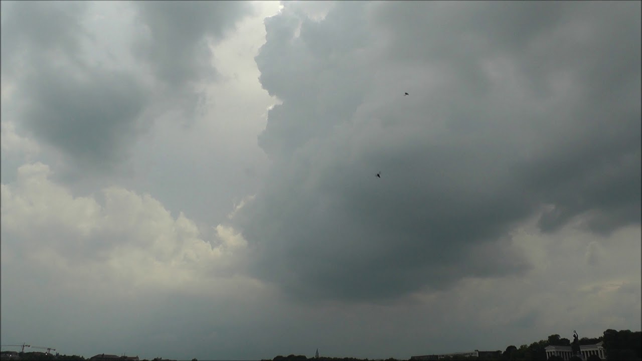 Zeitraffer Gewitter München 07.06.2018