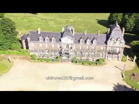 CHATEAU de CARADEUC 4K #bretagne#mavicpro#djidrone#saintmalo #tourismebretagne#dinan