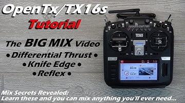 OpenTx Companion Tutorial • How-to Create Mixes • Radiomaster TX16s • [Intermediate]
