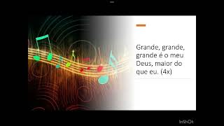 Maior que os meus medos - Colo de Deus (Playback/Karaokê)