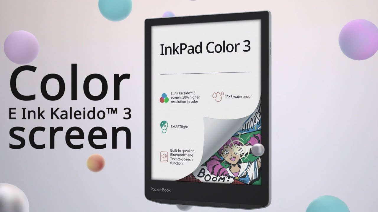 PocketBook InkPad Color 3: su colorida aventura de lectura con lo