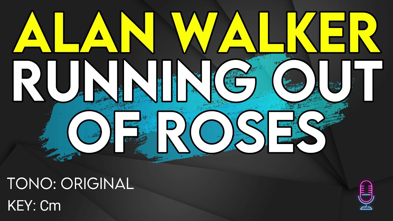 Alan Walker x Jamie Miller - Running Out Of Roses - Karaoke Instrumental