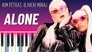 Video thumbnail of "Alone (Piano Tutorial) - Kim Petras & Nicki Minaj"