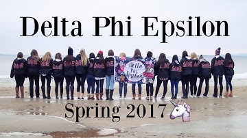 DELTA PHI EPSILON | Recruitment video spring 2017