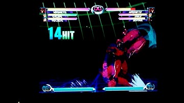 MvC2: Magneto Slide Infinite (Dizzy)