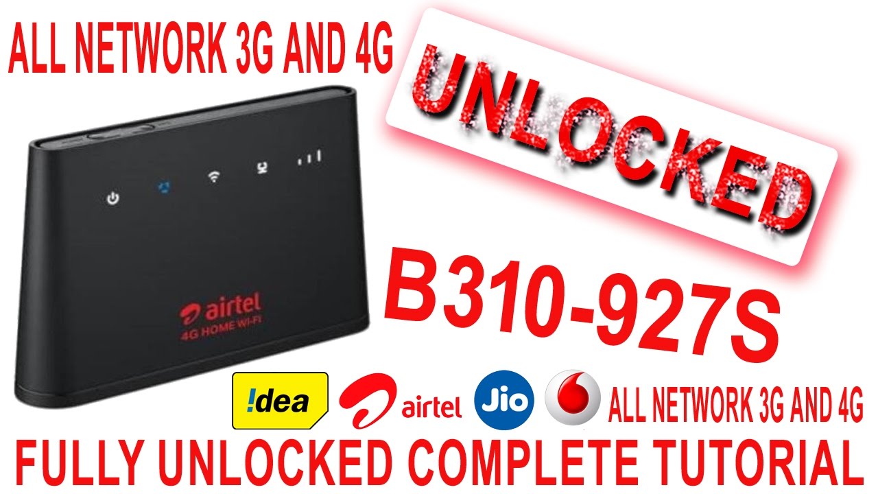 ⁣how to unlock airtel/huawei B310-927s fully and complete guide