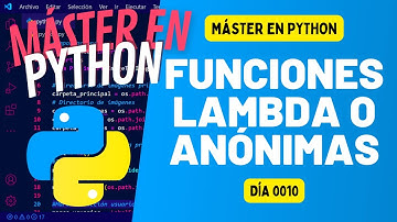 FUNCIONES LAMBDA o anónimas - Con ejercicios - PYTHON EN 100 DÍAS - Día 10