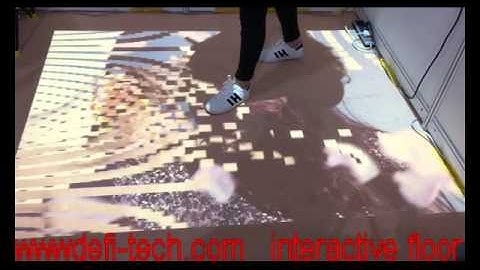 defi interactive floor Spread effect