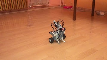 LEGO EV3 MINDSTORMS - Shooting to the target using a ultrasonic sensor