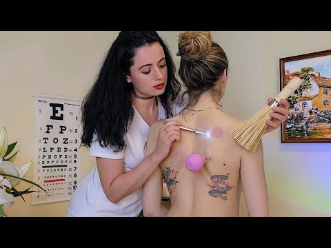 ASMR Cranial Nerve & Back Exam | Physical Assessment ASMR Unintentional | Medical Doctor Roleplay
