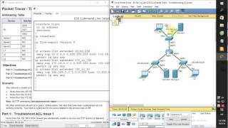 [CCNA S2] 9.4.2.6 Packet Tracer - Troubleshooting ACLs