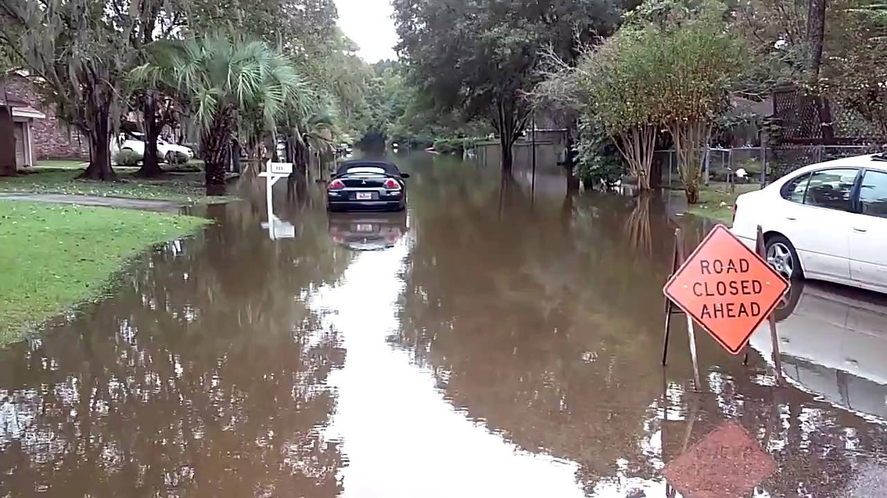 Historic SC Flooding 1042015 Ladson, SC YouTube